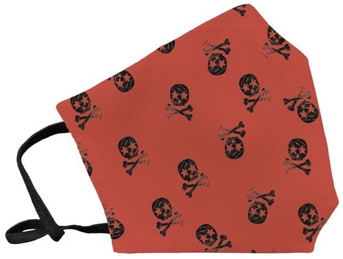 MASCARILLA REUT. GRAN. SKULL ROJO