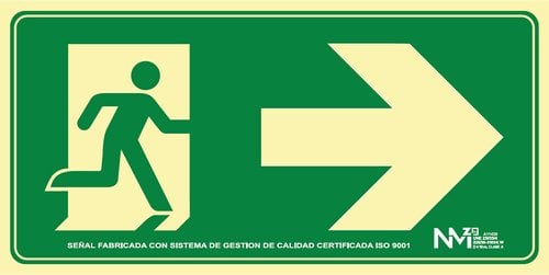 VE SEÑAL HOMOLOGADA SALIDA EMERGENCIA DE