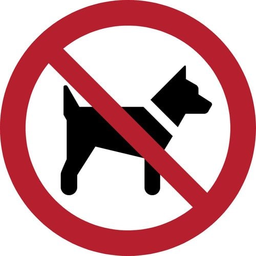 " 7540062 PICTOGRAMA ""PROHIBIDO PERROS"" B/1"