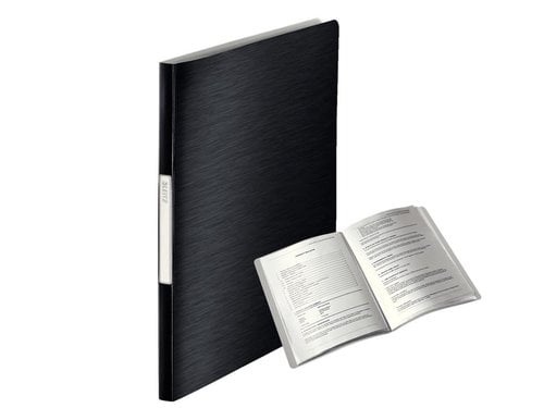 TARIF.LEITZ STYLE A4 PP 20 F. NEGRO