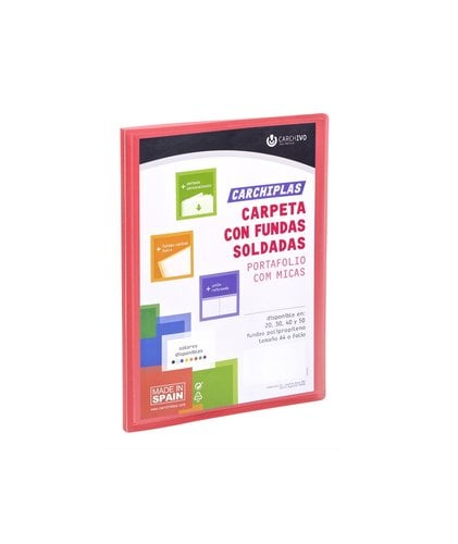 TARIF.CARCH.PP CARCH-BOOK A4 20F. ROJO