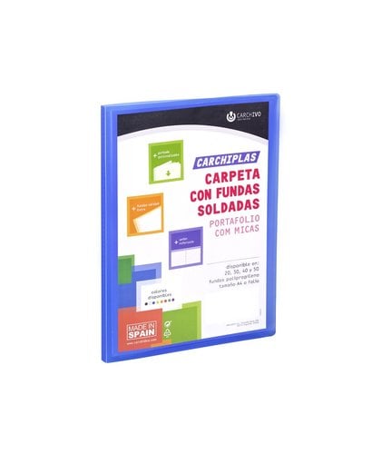 TARIF.CARCH.PP CARCH-BOOK A4 30F. AZUL