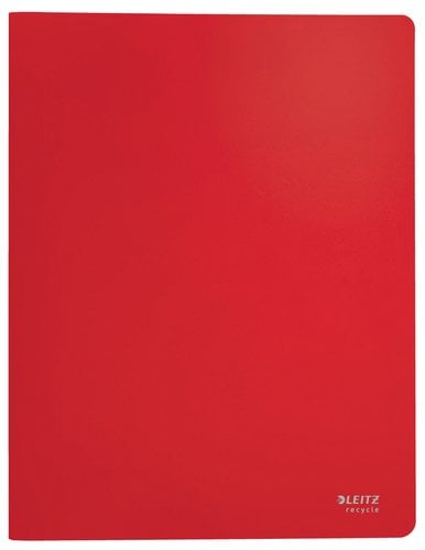 TARIF.LEITZ RECYCLE A4 PP 40 F. ROJO
