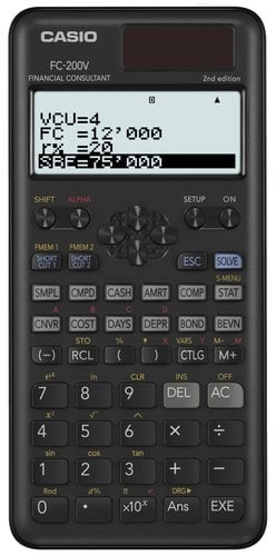 CALCULADORA FINANCIERA CASIO FC-200V-2