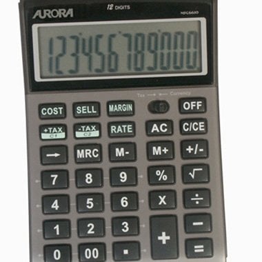 CALCULADORA MESA AURORA 12 DIG. DT661