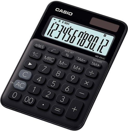 CALCULADORA MESA CASIO 12 DIG. MS-20