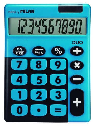 CALCULADORA MESA MILAN 10 DIG. T. AZU
