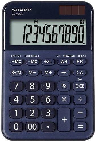 BBL CALCULADORA SOBR.SHARP 10 DIG. EL-M