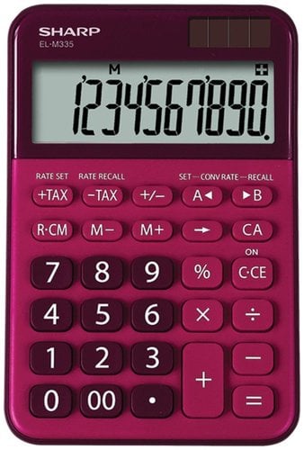 BRD CALCULADORA SOBR.SHARP 10 DIG. EL-M