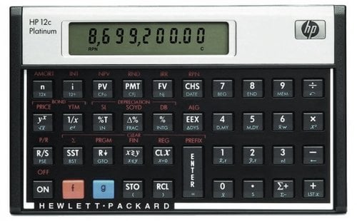 PLAT CALCULADORA FINANCIERA HP 12
