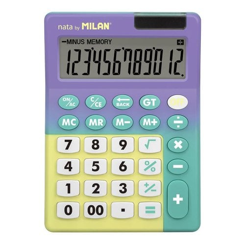 CALCULADORA MESA MILAN 12 DIG.LI/TQ