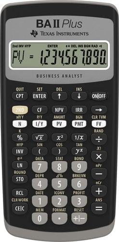 CALCULADORA FINANCIERA TEXAS BA II PLUS
