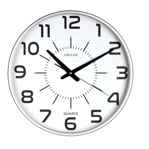 RELOJ PARED UNILUX MAXI POP 37,5 CM GRI