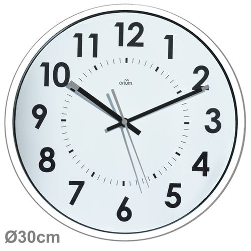 RELOJ PARED CEP ANALOGICO 30 CM BLANCO