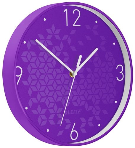 RELOJ PARED LEITZ ANALOGICO 29 CM VIOLET