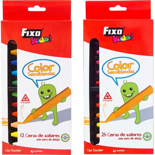 CERAS FIXO KIDS SEMI-BLANDA CAJA 12