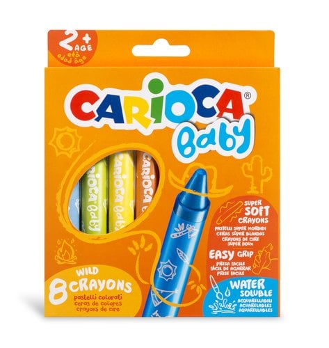 CERAS COLOR CARIOCA BABY CAJA DE 8