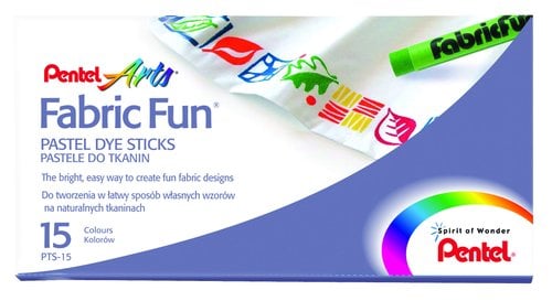CERAS PENTEL TEXTIL PASTEL CAJA 15