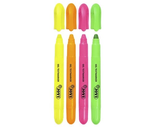 MARCAD.FLUOR GEL JOVI CAJA de 4 colores