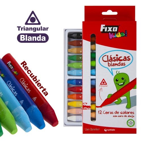 CERAS FIXO KIDS BLANDA CAJA 12