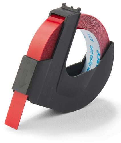 CINTA ROT.DYMO TRADICIONAL 3m 9 ROJO