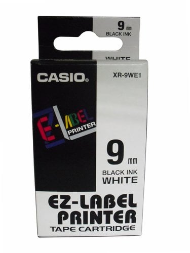 CINTA ROT.CASIO 8m 9 NEGRO s/BLANCO