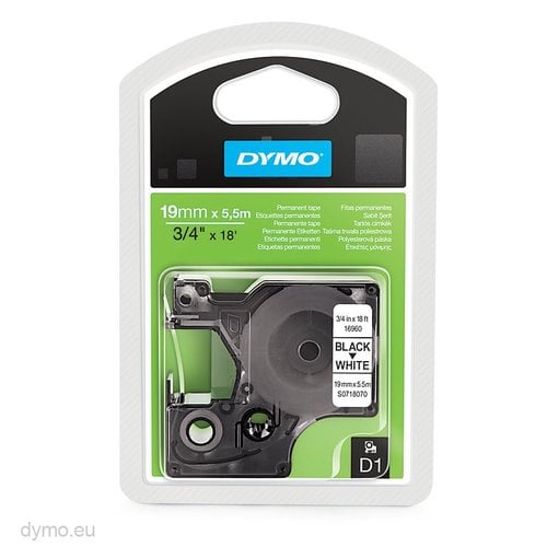 CINTA ROT.DYMO LM D1 POLYEST. 19 NG.s/BL