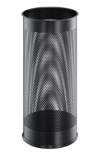 PARAGUERO DURABLE ACERO C/REJILLA NEGRO