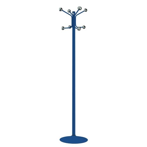 AZUL PERCHERO CILINDRO PIE METAL H-12 8/B AZ