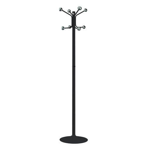 NEGRO PERCHERO CILINDRO PIE METAL H-12D 8/B