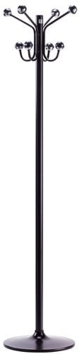 NEGRO PERCHERO CILINDRO PIE METAL H-16 8/B N