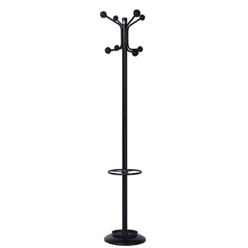 NEGRO PERCHERO CILINDRO PIE METAL H-26D 8/B