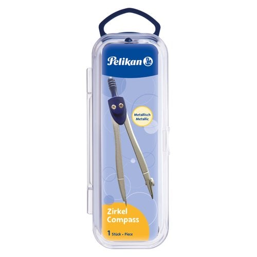 COMPAS PELIKAN METALICO CON TUBO MINAS