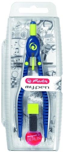 COMPAS HERLITZ MY.PEN CON BIGOTERA AZUL