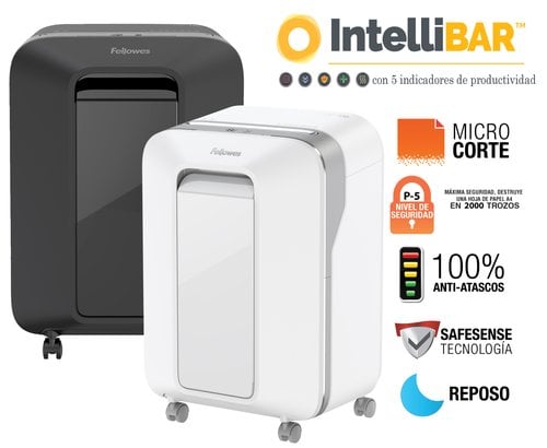 DESTRUCTORA FELLOWES LX201 NEGRA