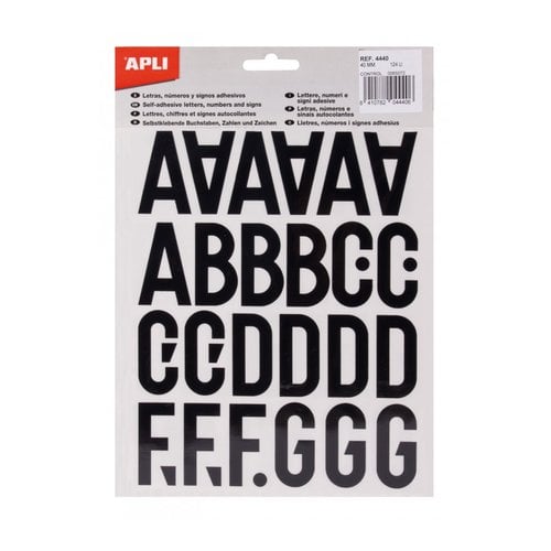 TRANSFERIBLE APLI H. LETRAS 40 mm NG