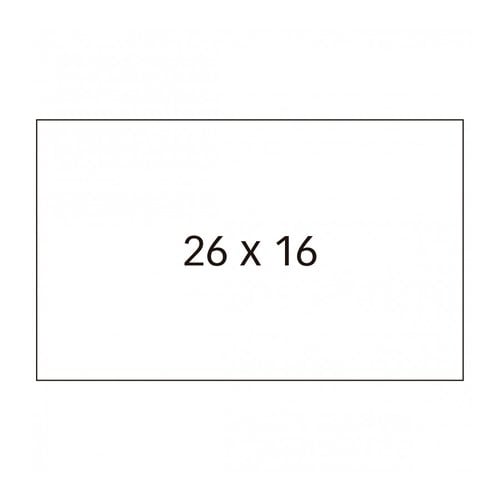 ETIQ.PRECIOS APLI PERM.26x16 BLANCO