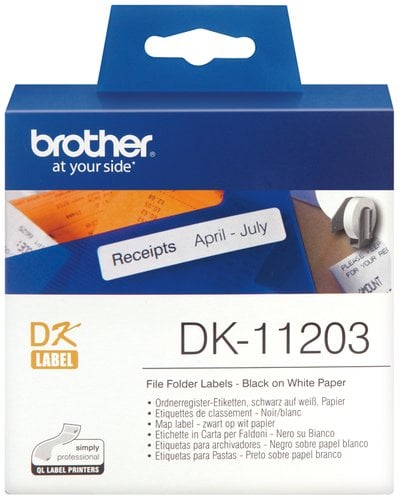 ETIQ.BROTHER PREC.PAP.17x87 mm RL.300