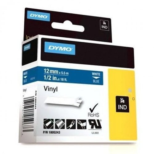 CINTA ROT.DYMO RHINO VINILO 12 AZUL