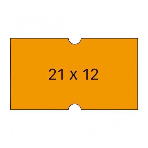 ETIQ.PRECIOS APLI REM.21x12 NARANJA FLUO