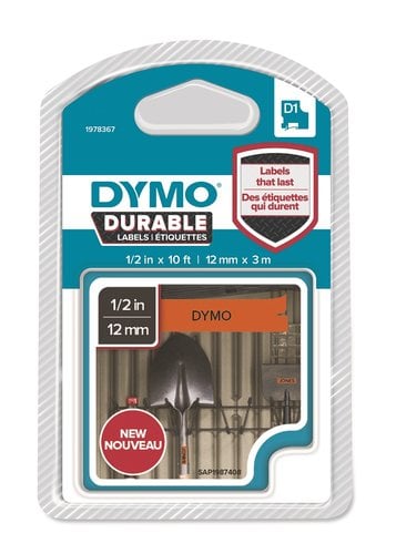 CINTA ROT.DYMO TRADICIONAL 3m 12 NARANJ