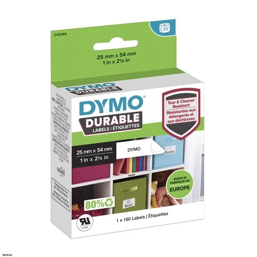 ETIQ.DYMO LW INDUST. 25x54mm RL.160