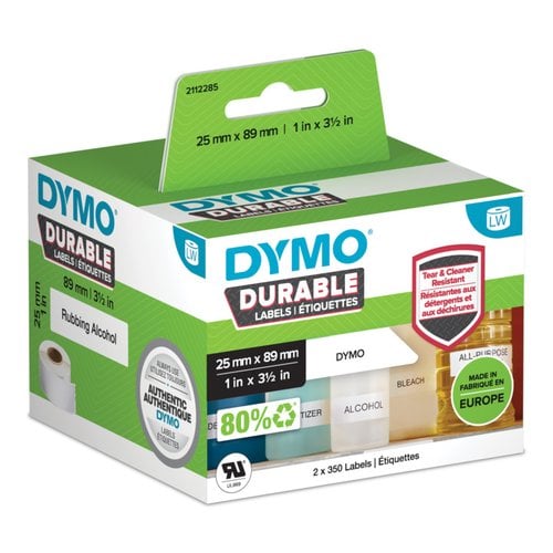 ETIQ.DYMO LW INDUST. 25x89mm RL.2x350