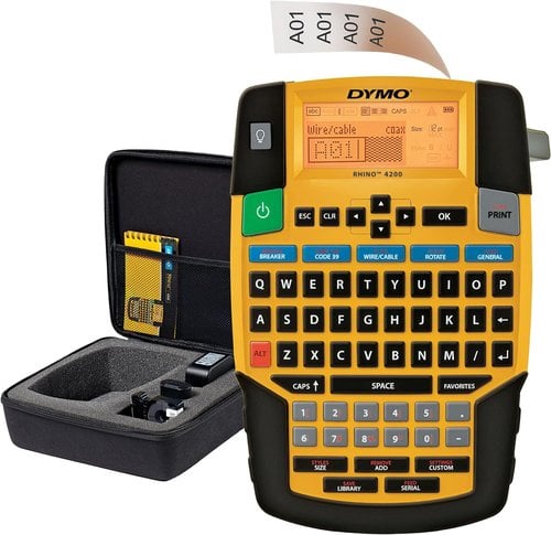 MAQ.ROTUL.DYMO RHINO 4200 CON MALETIN
