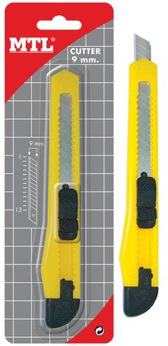 CUTTER MLT 9 mm. con GUIA PLASTICO