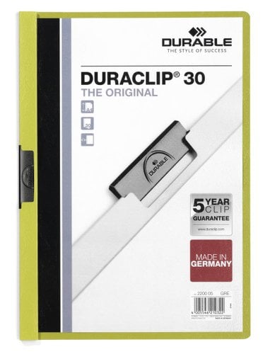 DOSSIER CLIP DURACLIP A4 2200 30h VD.CL.