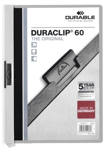 DOSSIER CLIP DURACLIP A4 2209 60h GRIS