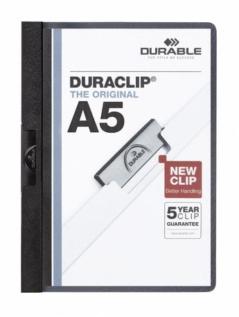 DOSSIER CLIP DURACLIP A5 2217 30h NEGRO