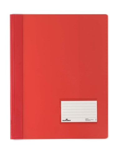 DOSSIER FASTENER DURABLE 2680 A4 TR.ROJO