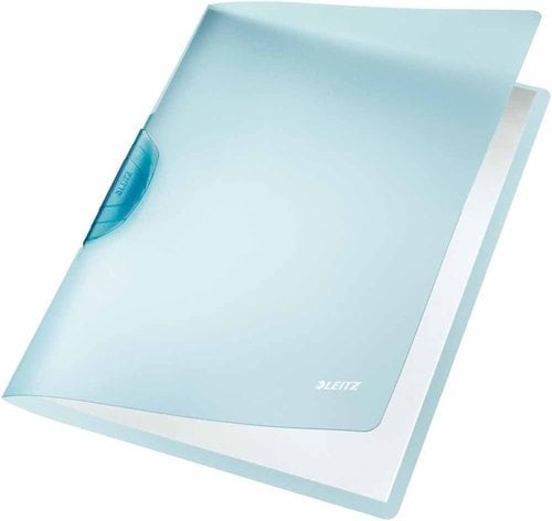 DOSSIER CLIP LEITZ RAINBOW 30h AZUL CL.